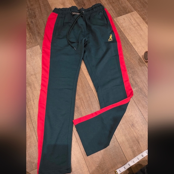 Kangol Other - Kangol Green and Red Track Pants